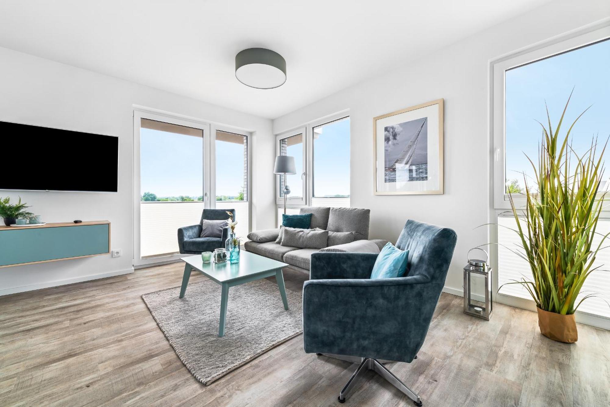 Beachterraceone - Eg, Meerblick, Terrasse, Kamin, Sauna Olpenitz Buitenkant foto