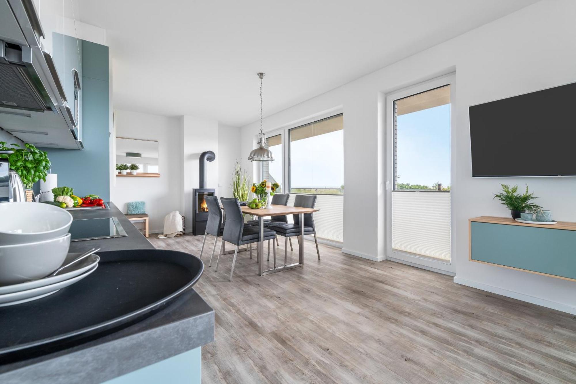 Beachterraceone - Eg, Meerblick, Terrasse, Kamin, Sauna Olpenitz Buitenkant foto