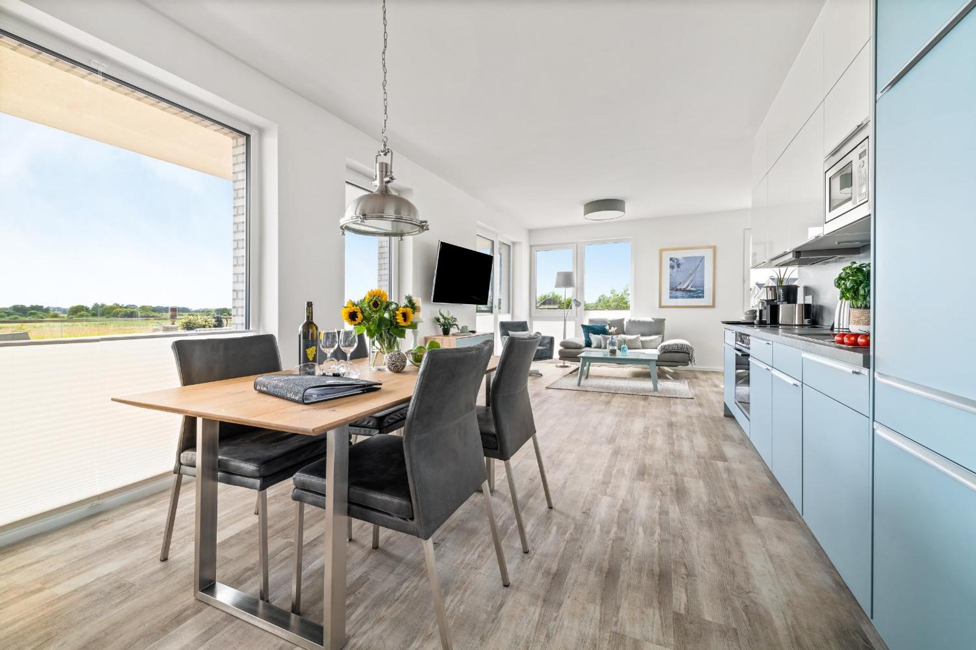 Beachterraceone - Eg, Meerblick, Terrasse, Kamin, Sauna Olpenitz Buitenkant foto