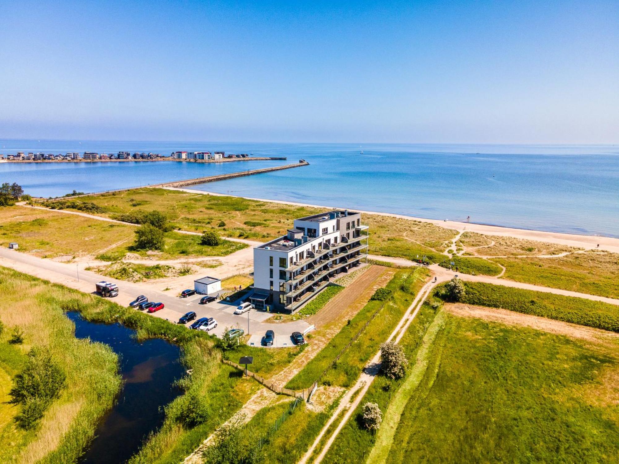 Beachterraceone - Eg, Meerblick, Terrasse, Kamin, Sauna Olpenitz Buitenkant foto