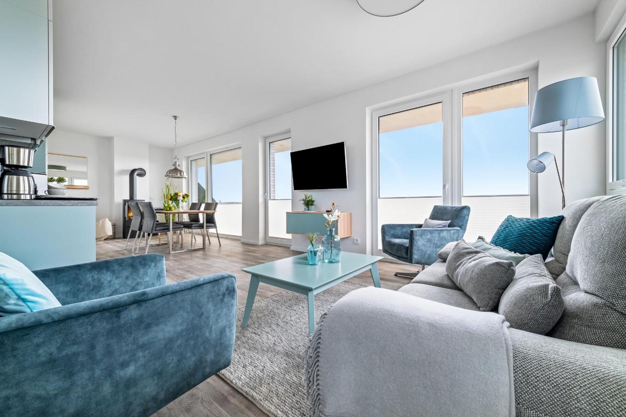 Beachterraceone - Eg, Meerblick, Terrasse, Kamin, Sauna Olpenitz Buitenkant foto